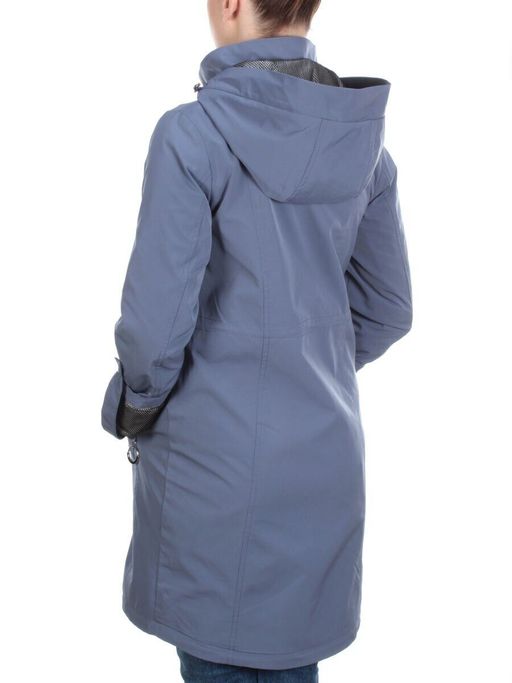 F2089 BLUE Ветровка женская MARIA (65% хлопок, 35% полиэстер) - Фабричный китай фото 5