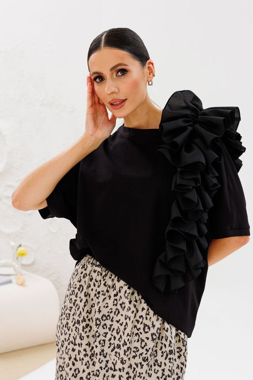 Костюм Lars Style 936 черный, жемчужно-черный принт