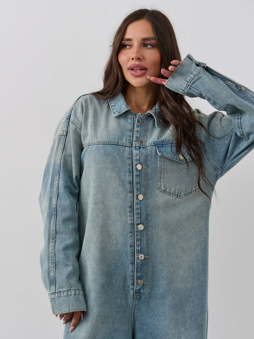 Комбинезон джинсовый брючный ZADUMOV №4