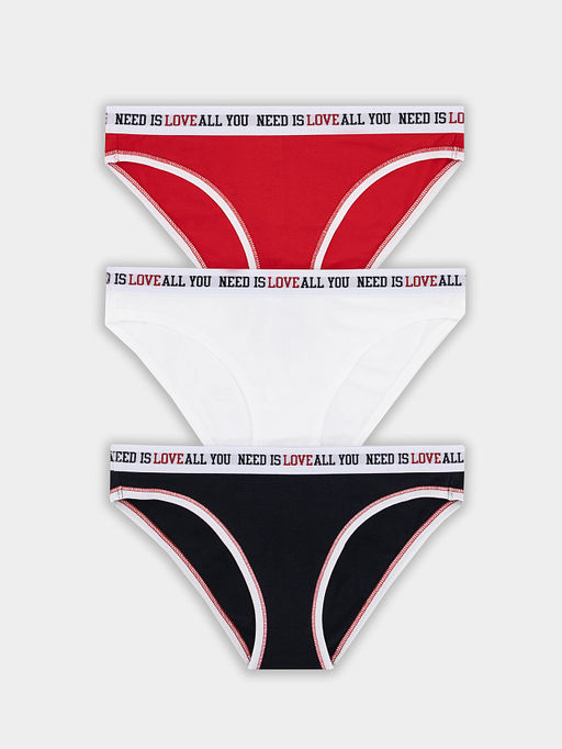 Трусы слипы женские в наборе, 3 шт