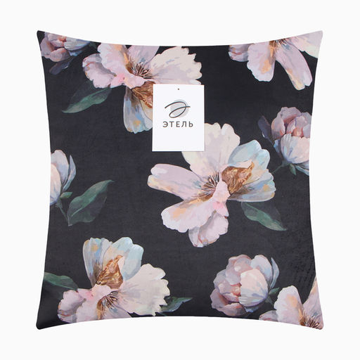 Наволочка декоративная Этель Flowers 45х45см, полиэстер, велюр  фото 5