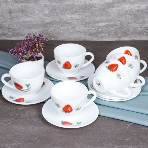 Чайный набор 12 предметов 220 мл / GB220/GD55-6A (7201) /уп 8/ клубника - Галеонтрейд фото 2
