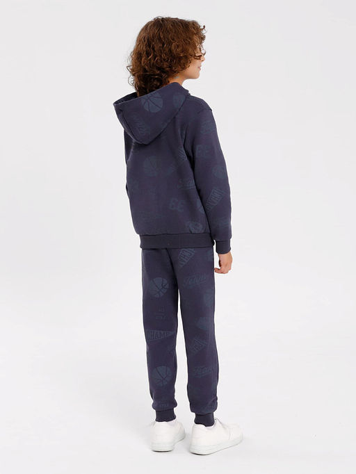 Комплект для мальчиков (джемпер, брюки) в графитовом оттенке - Mark formelle фото 2