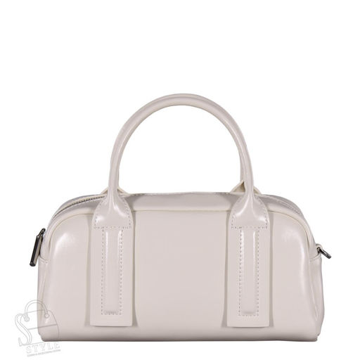 Сумка женская кожаная 7241PE milk white Polina&Eiterou в Новосибирске