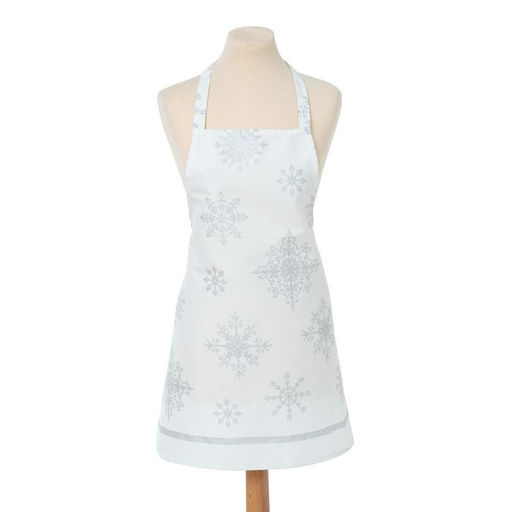 Фартук Этель Серебряные снежинки 60х65 см, 100%хл, 190г/м2  фото 5