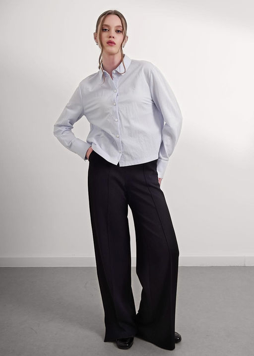 CLE Блузка жен. 156977/181кж голубой - Clever wear фото 5