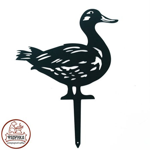 Садовая металлическая фигура Утка 801-136 - Фабрика интерьерной ковки фото 3