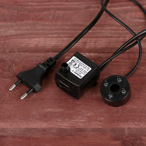 Фонтан настольный «Домик лестница», 12×19×27 см, с подсветкой