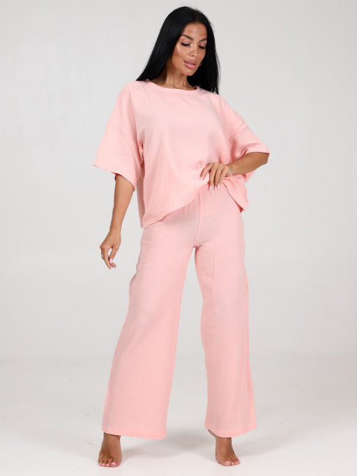 575 ПИЖАМА (брюки) (Персиковый) - А-дина фото 3