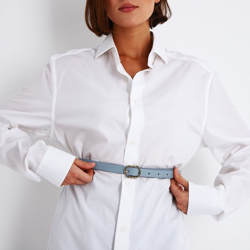 Ремень женский, ширина 2,2 см, пряжка металл, цвет голубой - Simaland фото 4