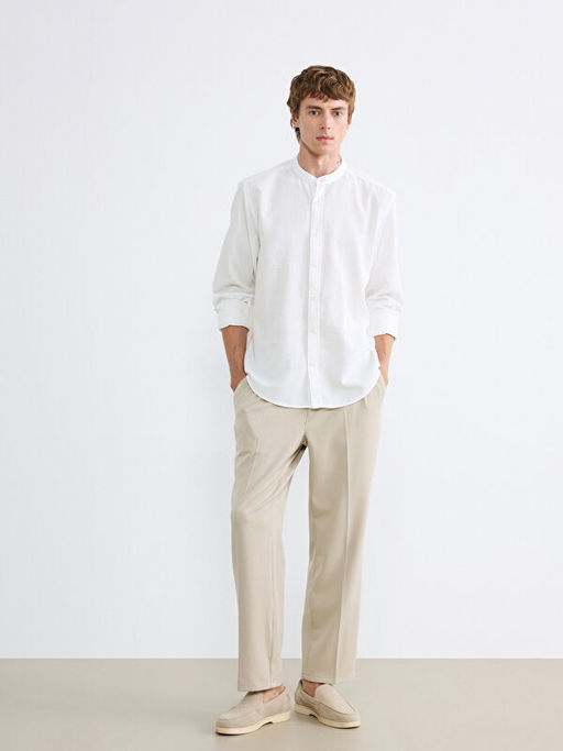 Regular Fit Hakim Yaka Erkek G?mlek