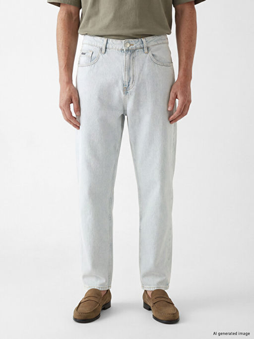 745 Baggy Fit Erkek Jean Pantolon