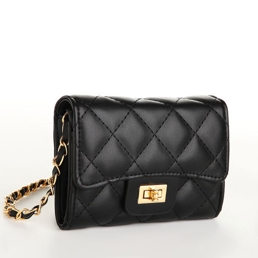 Сумка женская, мессенджер на магните, цвет чёрный - Simaland фото 3