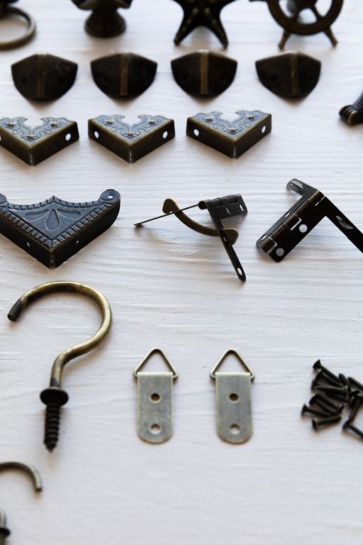 Mr. Carving MMG-026 фурнитура для шкатулок петля 1.8 x 1.6 см 5 х 2 шт. №01 золото  фото 4