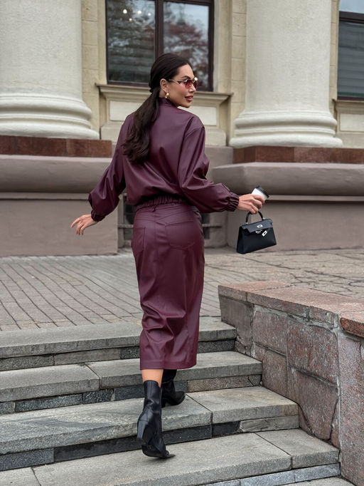 Юбка AURA 5076-176-Р бургунди