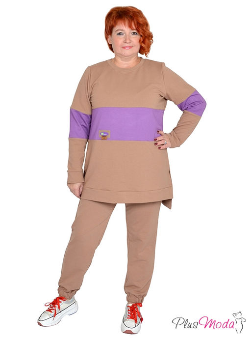 Толстовка Модель №1354 размеры 44-84 - Plusmoda фото 6