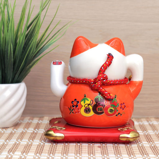 Фигурка Кот манэки-нэко 12х12х13,5 см / 0617-20 /уп 36/на солнечной батарее - ГалеонТрейд фото 7