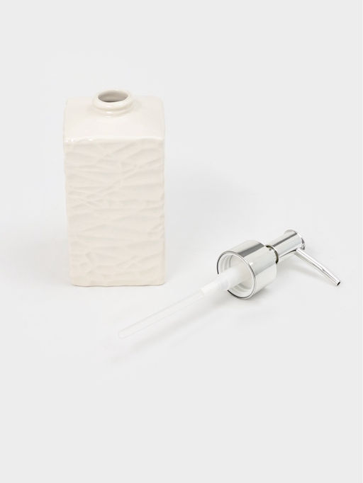 Дозатор для жидкого мыла «Хрусталь», белый