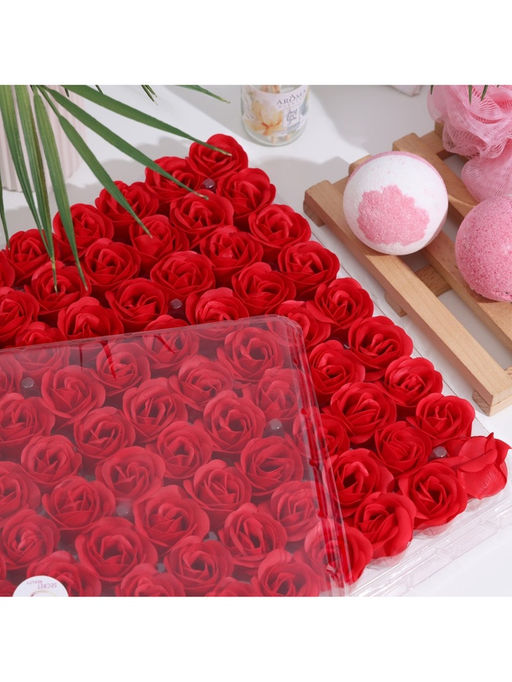 Розы мыльные красные, набор 81 шт. - SB BEAUTY фото 7