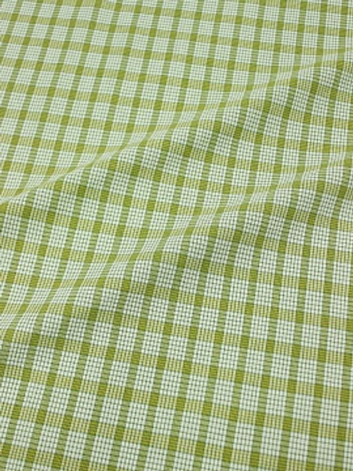 Вареный (стираный) хлопок Клетка-сеточка цв.лесная трава, ш.2.5м, хл-100%, 115гр/м.кв