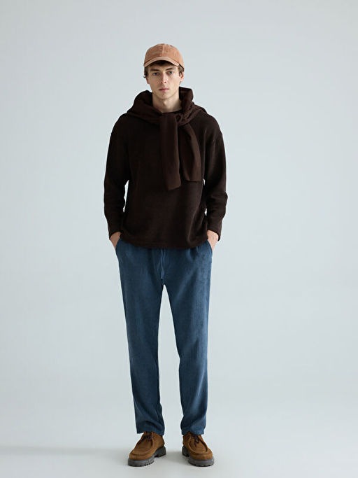 Bisiklet Yaka Erkek Triko Kazak