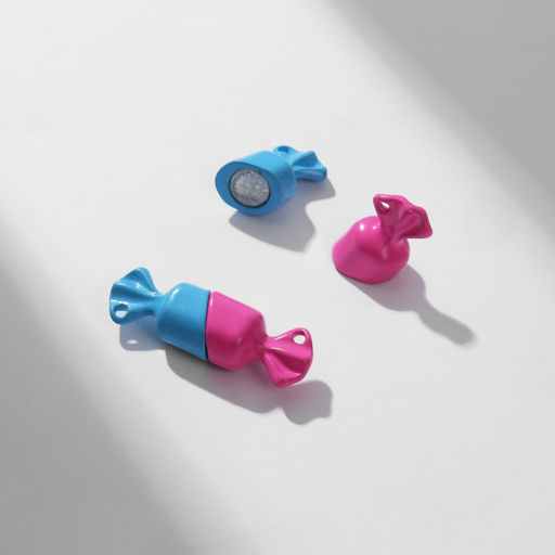 Замок магнитный «Конфета», 2 шт. розово-голубой