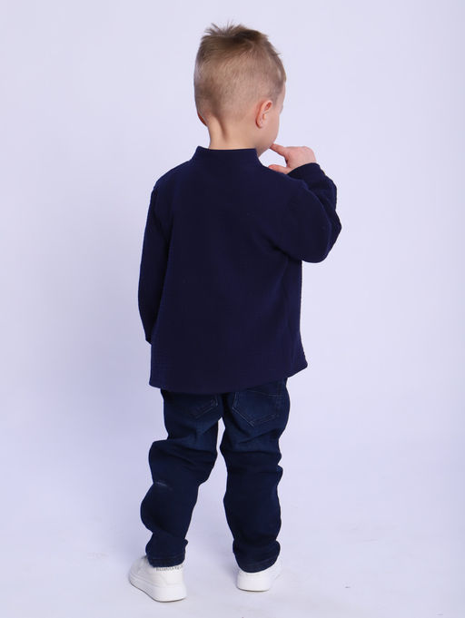 РБ016 Рубашка Муслин (синий) - Милаша фото 15