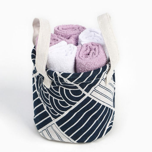 Набор махровых декоративных салфеток Этель Геометрия 30х30см-5шт, 100% хлопок  фото 6