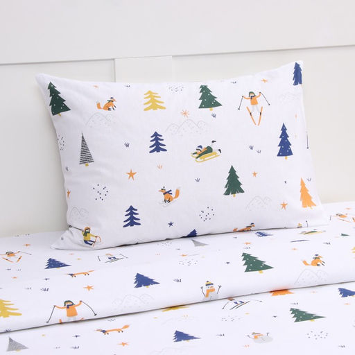 Постельное бельё 1.5-спальное «Этель» Happy skiers, бязь