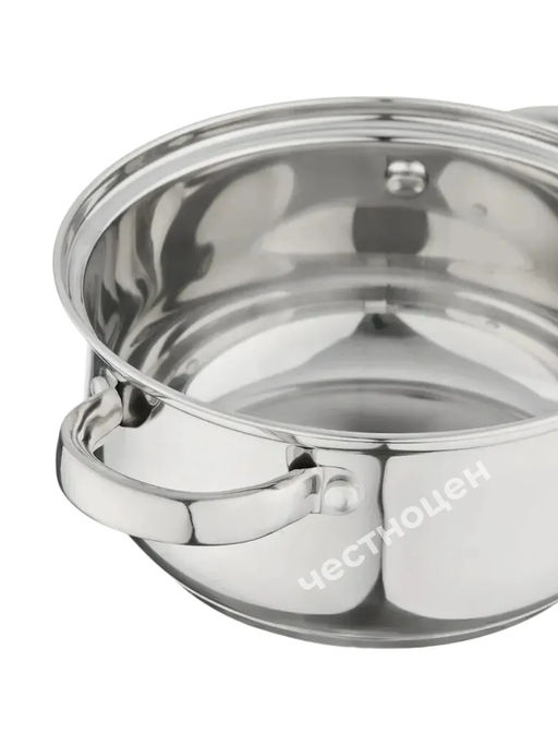 Набор кастрюль 6пр "Гретта" (1,6л+2,2л+3,2л) KT04-А