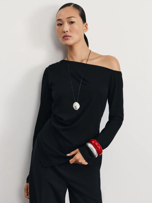 Лонгслив асимметричного кроя / Zarina