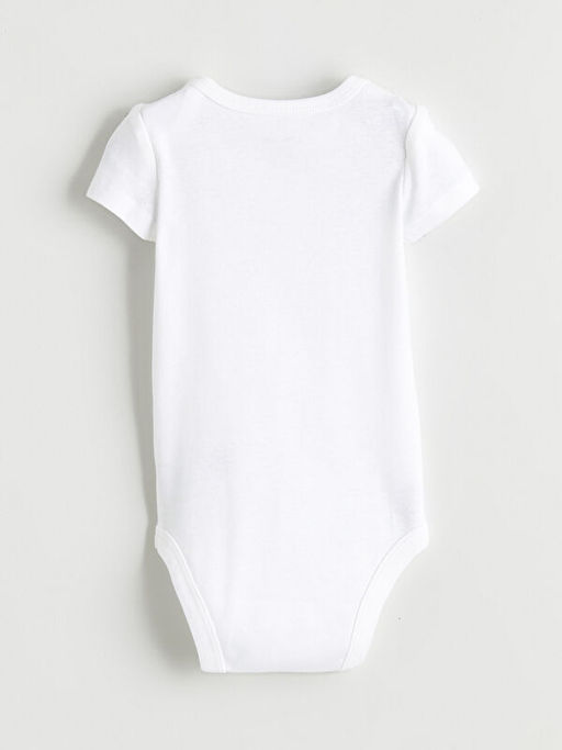 Basic Unisex Bebek ??t??tl? Bodysuit