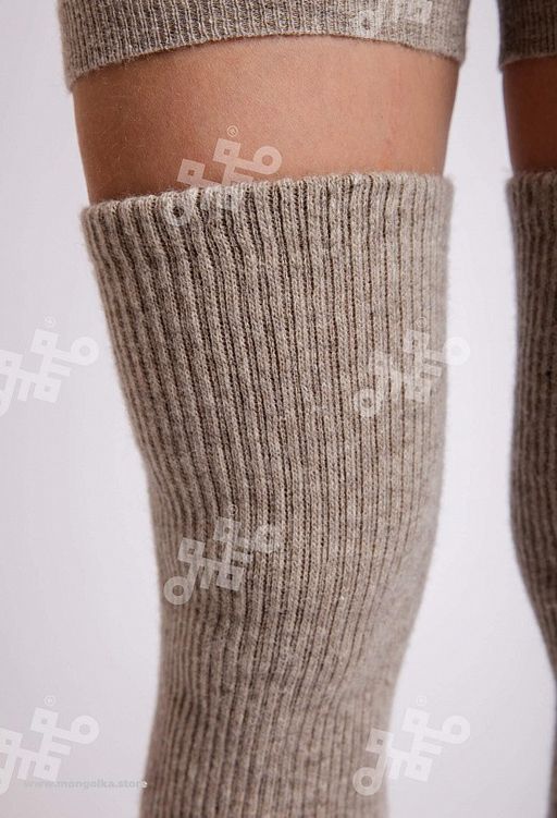 Гетры из 100% монгольской шерсти (арт. 01139) - Тод оймс ххк фото 3