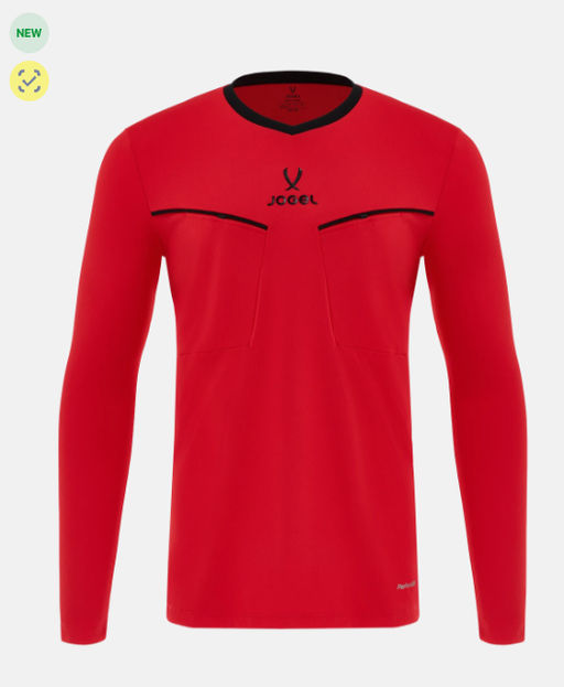 Лонгслив судейский Jogel DIVISION PerFormDRY Referee LS Tee 2.0, красный R1  фото 3