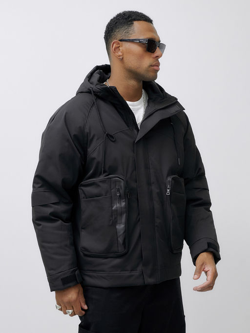 Куртка зимняя до - 20 бежевого цвета черного цвета - Mtforce фото 9