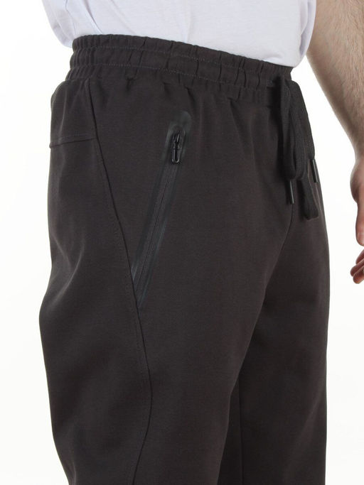 AAL-710 DK. GRAY Костюм спортивный мужской (85% хлопок, 15% полиэстер)