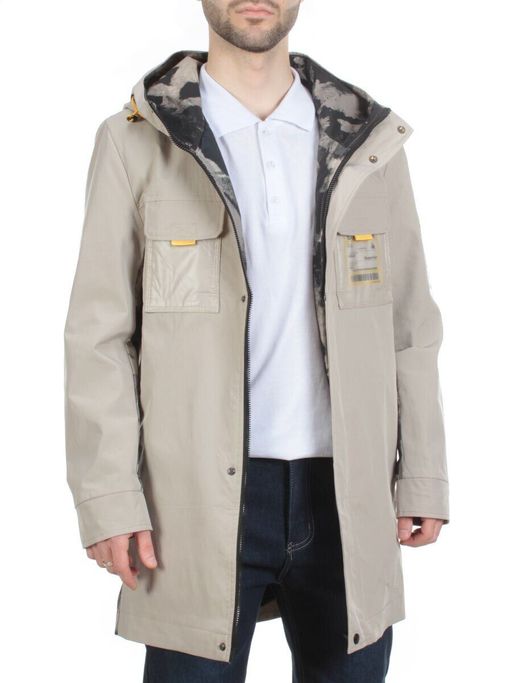 A10 BEIGE Куртка мужская демисезонная FASHION (100% полиэстер) фото 6