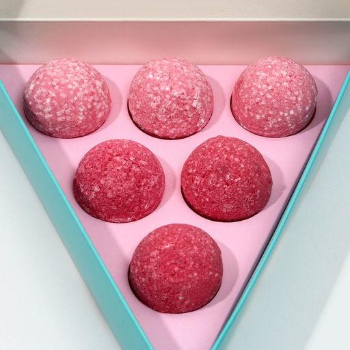 Бомбочки для ванны Подарок для тебя, подарочный набор 6 х 20 г, аромат спелых ягод, ЧИСТОЕ СЧАТЬЕ - Чистое счастье фото 2