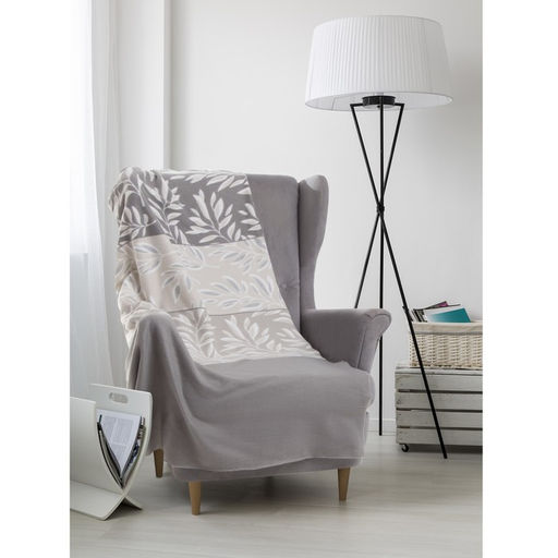 Плед флисовый «Экономь и Я. Листья», 150×200 см, 160 г/м²