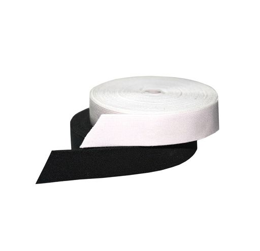 Лента эластичная 40 мм ЛЭ-40бп-25 25 м тканая белый