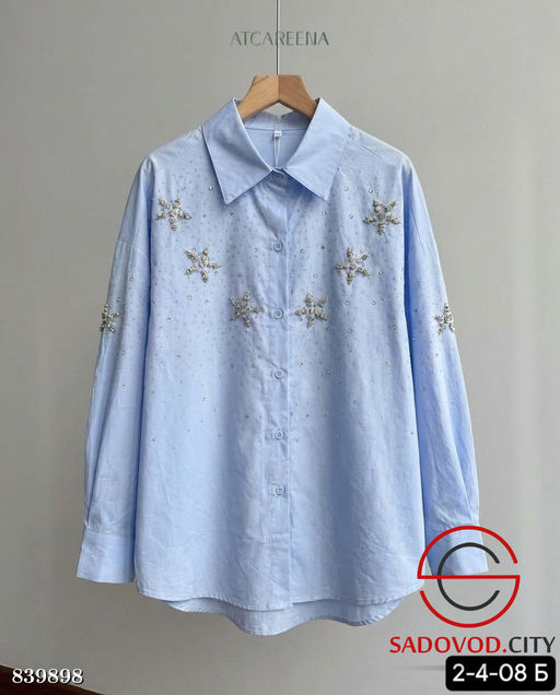 Рубашка женская со звездами - Bruno фото 3