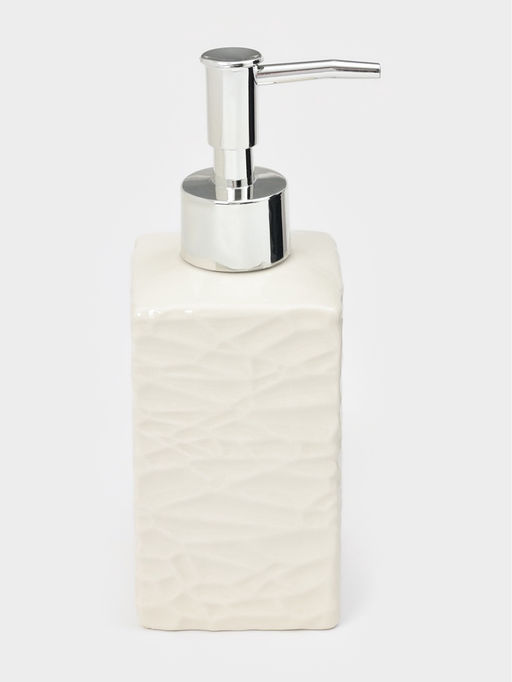 Дозатор для жидкого мыла «Хрусталь», белый