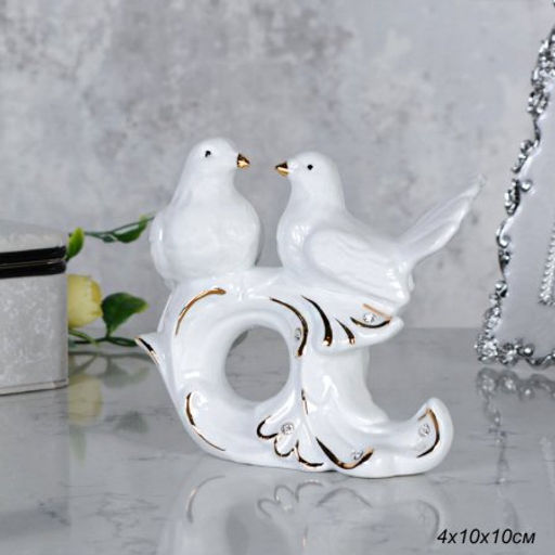 Статуэтка Голуби 4х10х10 см / B2684 /уп 72/