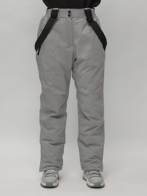 Горнолыжный костюм женский большого размера розового цвета 02272-1R