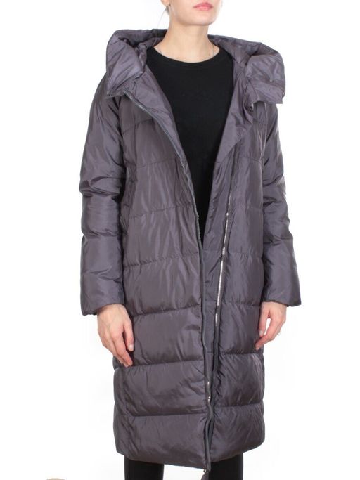2118 GRAY Пальто зимнее женское MELISACITI (200 гр. холлофайбера) - Fashion фото 8