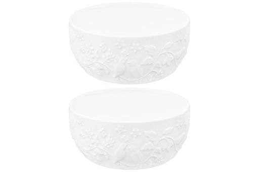 Набор салатников 2 пр. 600 мл 14*14*6,3 см "Птички на ветке"