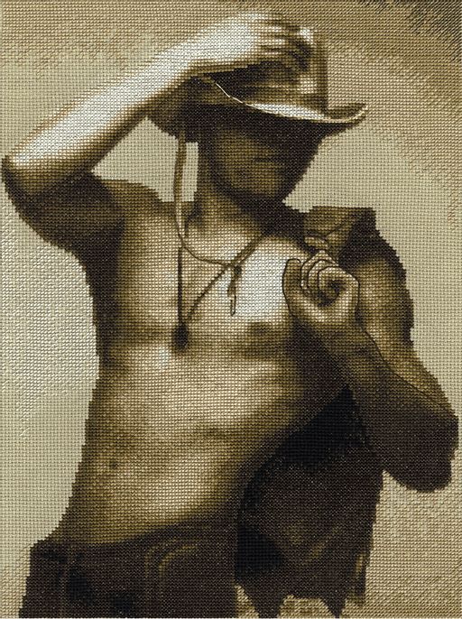 Набор для вышивания PANNA ER-1797 Ковбой 24.5 х 34.5 см