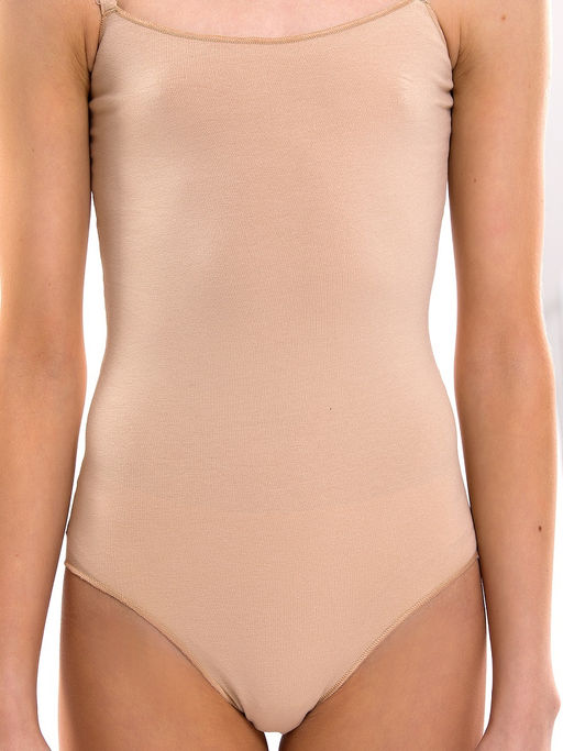 7763 Подкупальник гимнастический из хлопка на съёмных бретелях - Chersa фото 3