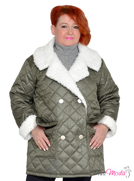Жакет-парка Модель №1907 размеры 44-84 - Plusmoda фото 7