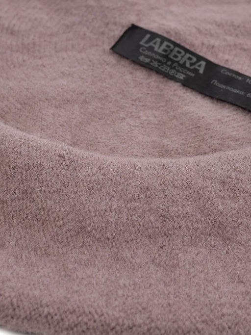 Берет жен. шерсть LB-N88701 dirty pink